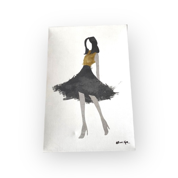 new Oliver Gal ❤︎ Silhouette of a Girl ❤︎ Signed Fashion Canvas Wall Art ❤︎︎ Hot - Picture 10 of 17